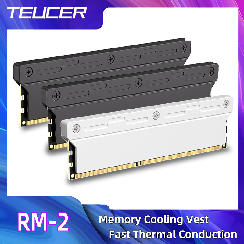 Ddr5 Ram - TEUCER Computer RAM-Speicher-Kühlkörperkühler mit wärmeleitendem Pad