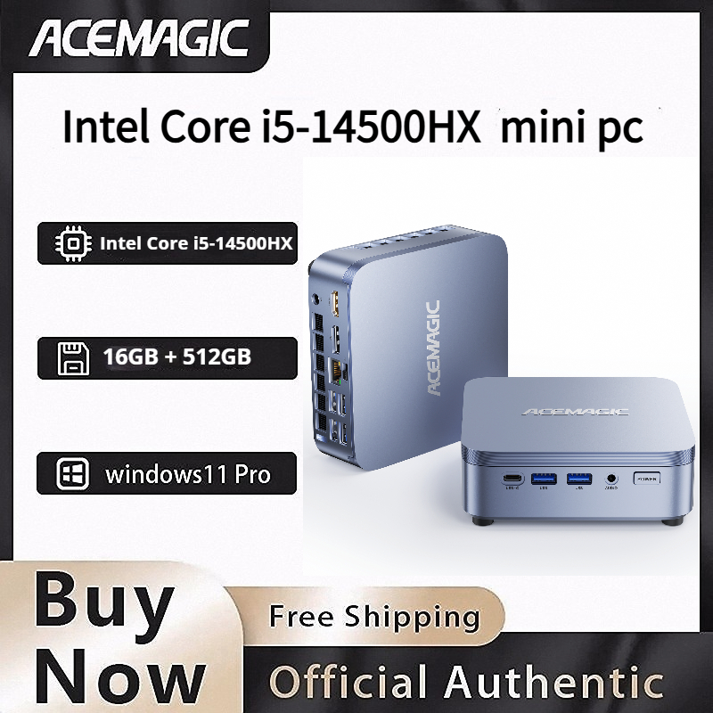 Ddr5 32Gb - ACEMAGIC Intel Core I5-14500HX Mini-PC 32GB