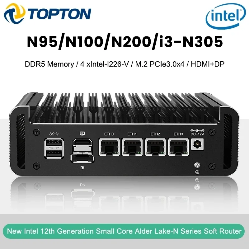 Firewall-Mini-PC der 12. Gener – Ddr5 4800Mhz Bewertung und Preis