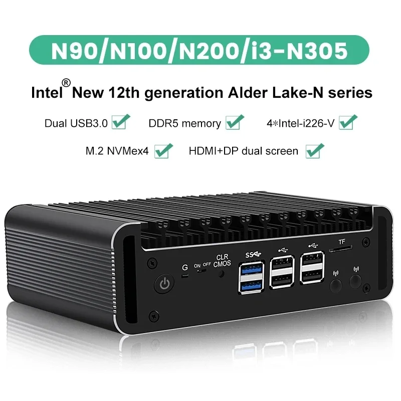 Firewall-Mini-PC der 12. Gener – Ddr5 4800Mhz Bewertung und Preis