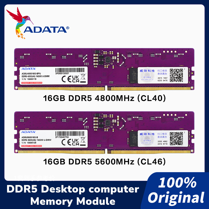 ADATA DDR5 288-Pin-DIMM-DRAM-M – Ddr5 4800Mhz Bewertung und Preis