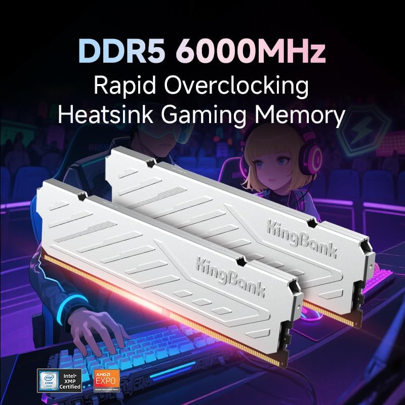 KingBank KJXS DDR5 RAM 8GB/16G – Ddr5 16Gb 6000Mhz Bewertung und Preis
