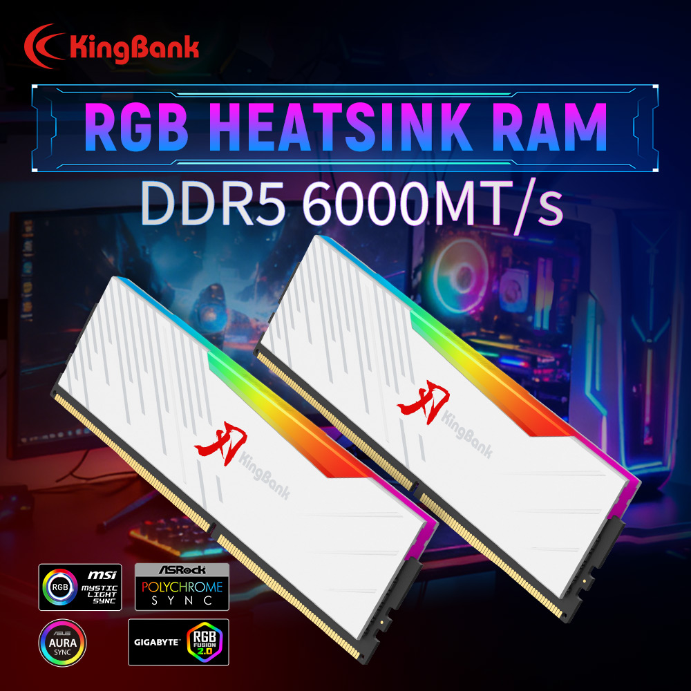 KINGBANK KRRW DDR5 RGB RAM 16G – Ddr5 16Gb 6000Mhz Bewertung und Preis