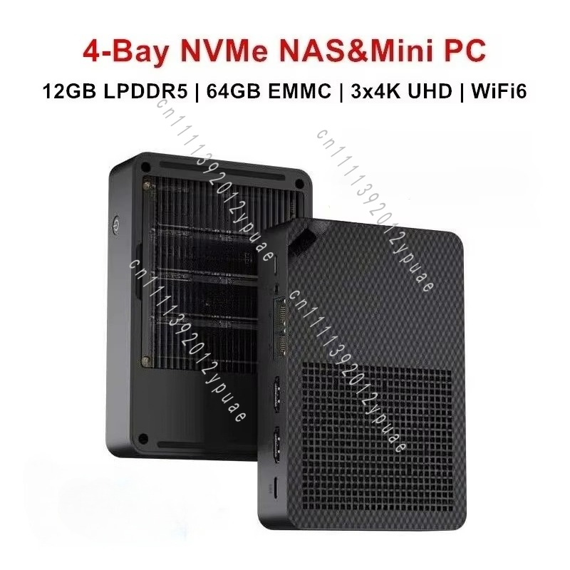 4-Bay NAS Mini-PC WiFi6, 12GB  – Ddr5 64Gb Bewertung und Preis