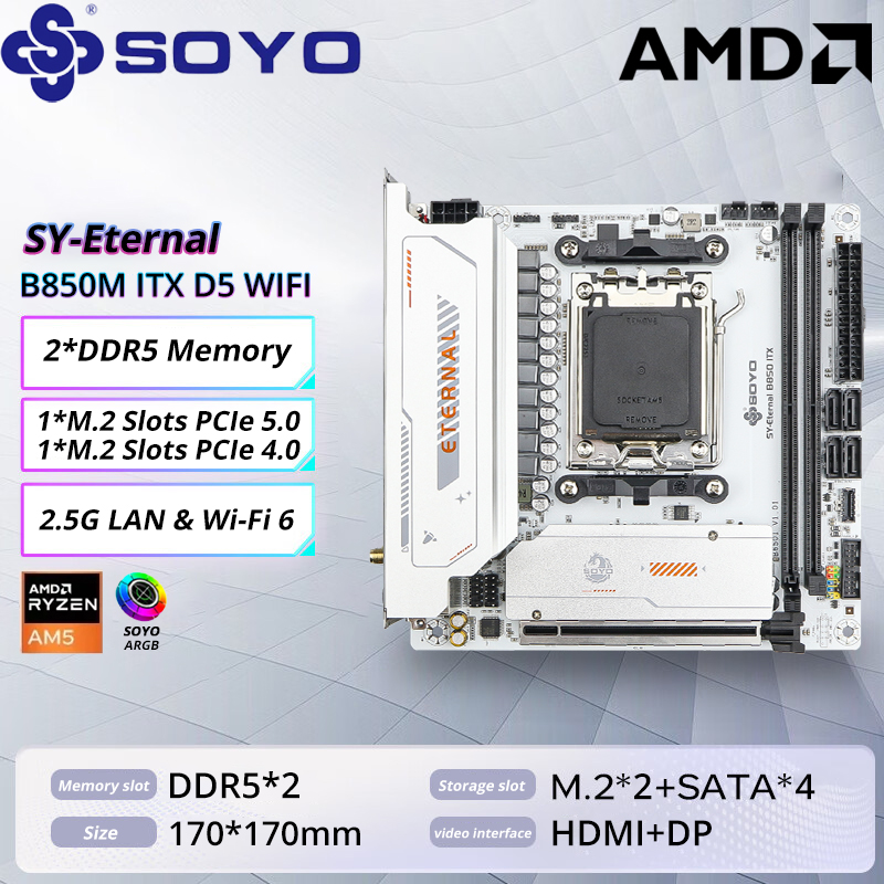 SOYO B850M ARGB Motherboard WI – Ddr5 Rgb Ram Bewertung und Preis