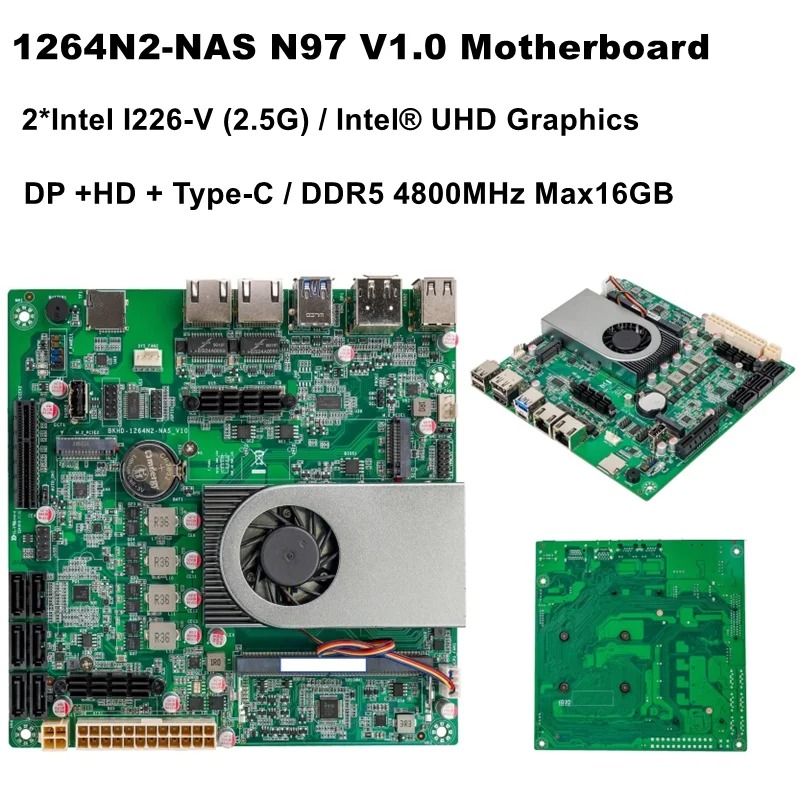 2*Intel I226 V 2.5G 1264N2 NAS – Ddr5 4800Mhz Bewertung und Preis