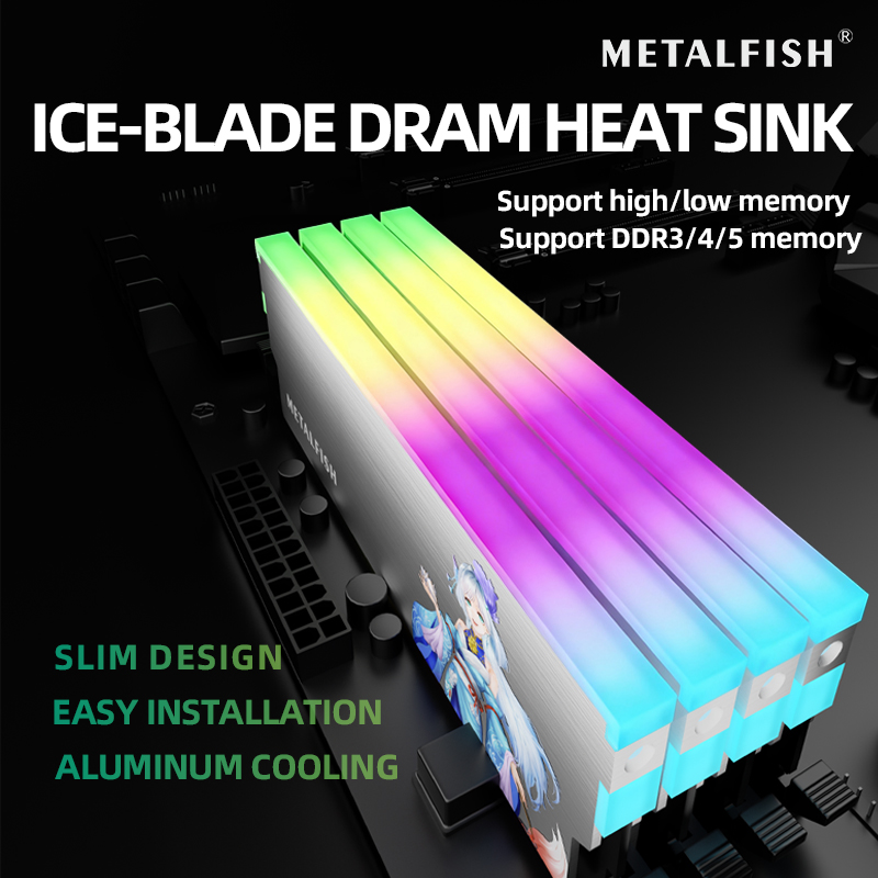 METALFISH DRAM Kühlkörper 5V-3 – Ddr5 Rgb Ram Bewertung und Preis